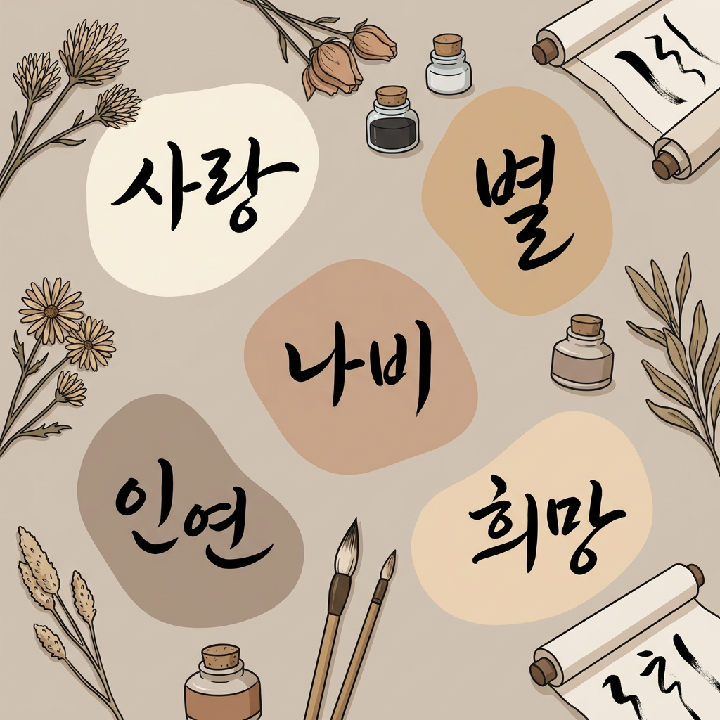한글 타투 사례 3 – 다양한 한글 타투 컬렉션